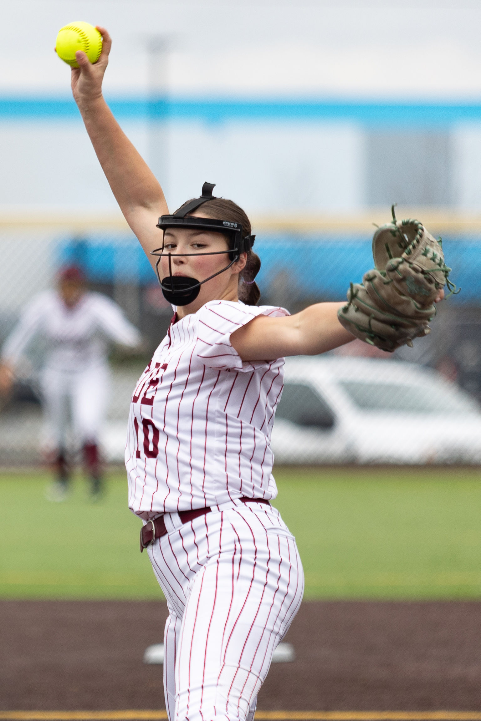 Mia Walker pitching — Cascade Bruins #10